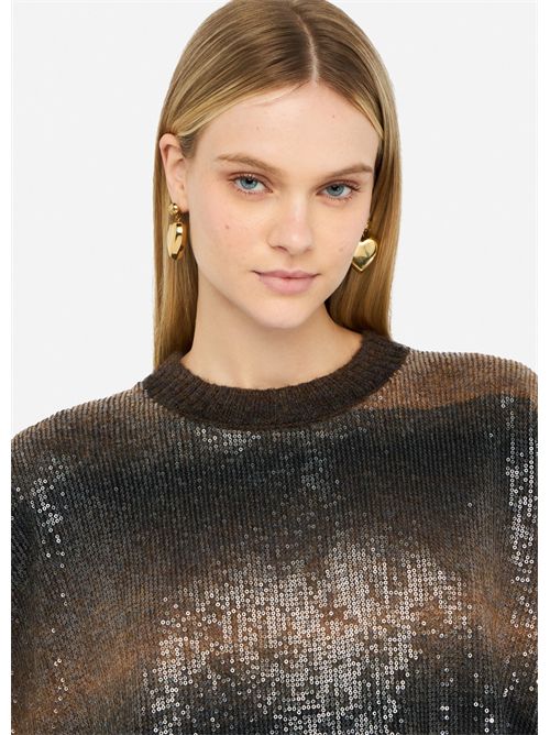 Maglia con paillettes LIU JO | MF5380MA14R/S9472